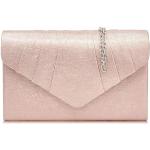 Roze Satijnen Enveloptassen voor Dames 