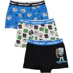Blauwe Minecraft Kinder boxershorts voor Jongens 