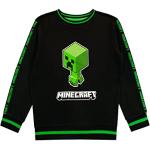 Minecraft Jongens Sweatshirt Creeper Zwart 122