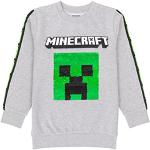 Grijze Polyester Minecraft Kinder hoodies met Sequins voor Jongens 