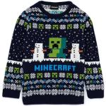 Minecraft trui jongens en meisjes Creeper gebreide kersttrui met lange mouwen 9-10 jaar