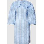 Lichtblauwe Polyester Na-kd Mini jurken Mini in de Sale voor Dames 