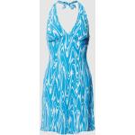 Blauwe Viscose Tommy Hilfiger Mini jurken Halter  in maat S Mini in de Sale voor Dames 