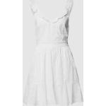 Witte Guess Metallic Mini jurken Ronde hals  in maat S Mini Metallic in de Sale voor Dames 