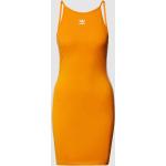 Oranje adidas Originals Mini jurken Ronde hals Mini in de Sale voor Dames 