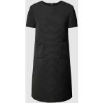 Zwarte Polyester Emporio Armani Mini jurken Ronde hals Mini voor Dames 