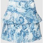 Blauwe Polyester Guess All over print Rokken met print  in maat S Mini met Volants in de Sale voor Dames 