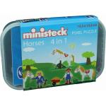 Ministeck Paarden Legpuzzels 5 - 7 jaar met motief van Paarden voor Kinderen 