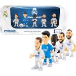 Bandai Minix Poppen, Real Madrid, CF: Carvajal, Courtois, Benzema, Vinicius JR., Hazard, ideaal voor taarten of fans, 7 cm, 5 stuks
