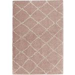 Mint Rugs Hoogpolig tapijt Hash Pink Creme, 160x230 cm