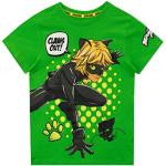 Miraculous Jongens Cat Noir T-Shirt Groen 140