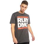 Mister Tee Heren Run Dmc Logo Tee T-shirts, antraciet, S