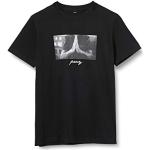 Mister Tee Jongens Kids Pray T-shirt, zwart (Black 00007), 146/152 cm