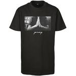 Mister Tee Jongens Kids Pray T-shirt, zwart (Black 00007), 158/164 cm