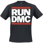 Mister Tee Heren Run Dmc Logo Tee, Heren T-shirt in zwart, maat XS - 5XL, zwart, XL