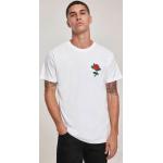 Mister Tee T-shirt Rose met printopdruk wit