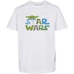 Mister Tee Unisex Kids Star Wars Colorful Logo Tee T-shirt voor kinderen, wit, 158/164 cm