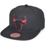 Zwarte Wollen Mitchell & Ness Chicago Bulls Snapback cap  in Onesize voor Heren 