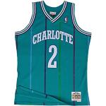 Mitchell & Ness Larry Johnson # 2 Charlotte Hornets 1992-93 Swingman NBA shirt turquoise, M