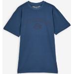 Hemelblauwe Mitchell & Ness T-shirts  in maat L voor Heren 