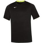 Zwarte Polyester Mizuno Core T-shirts met ronde hals Ronde hals  in maat L voor Heren 
