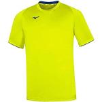 Gele Polyester Mizuno Core T-shirts met ronde hals Ronde hals  in maat L voor Heren 