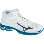 Mizuno Wave Voltage Mid, Mens white Volleyball shoes