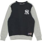 MLB Tobias Small Logo Crew Neyyan Logo Sweatshirt Sweatshirts Majestic Filatures , Gray , Heren