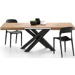 Rustice Zwarte Metalen Mobili Fiver Uitschuifbare tafels 
