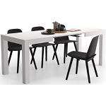 Witte Metalen Mobili Fiver Uitschuifbare tafels voor 6 personen 