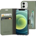 Groene Mobiparts iPhone 12 Mini hoesjes type: Wallet Case 