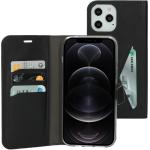 Zwarte Mobiparts iPhone 12 Pro hoesjes type: Wallet Case 