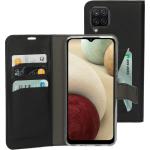 Zwarte Mobiparts Samsung Galaxy A12 Hoesjes type: Wallet Case 