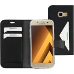 Zwarte Mobiparts Samsung Galaxy A3 hoesjes 2017 type: Wallet Case 