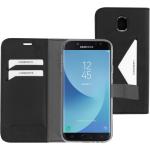 Zwarte Mobiparts Samsung Galaxy J7 hoesjes 2017 type: Wallet Case 
