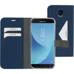 Blauwe Mobiparts Samsung Galaxy J7 hoesjes 2017 type: Wallet Case 