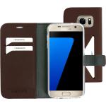 Bruine Mobiparts Samsung hoesjes type: Wallet Case 