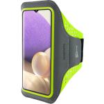 Neongroene Mobiparts Samsung Galaxy A32 Hoesjes type: Sportarmband 