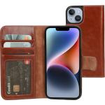 Bruine Mobiparts iPhone 14 hoesjes type: Wallet Case 