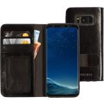 Zwarte Mobiparts Samsung Galaxy S8 hoesjes type: Wallet Case 