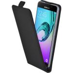 Zwarte Mobiparts Samsung Galaxy A5 hoesjes 2016 type: Flip Case 