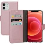 Roze Mobiparts iPhone 12 hoesjes type: Wallet Case 