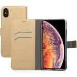 Gouden Mobiparts iPhone X hoesjes type: Wallet Case 