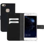 Zwarte Mobiparts Huawei P10 Lite hoesjes type: Wallet Case 