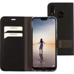 Zwarte Mobiparts Huawei P20 Lite hoesjes type: Wallet Case 