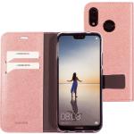 Roze Mobiparts Huawei P20 Lite hoesjes type: Wallet Case 