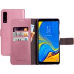Roze Mobiparts Samsung Galaxy A7 hoesjes 2018 type: Wallet Case 