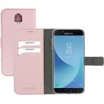 Roze Mobiparts Samsung Galaxy J7 hoesjes 2017 type: Wallet Case 