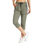 Groene Ademende Capri broeken  in maat XL voor Dames 