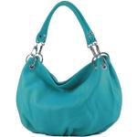 Turquoise Nappaleren Crossover tassen voor Dames 